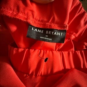 Lane Bryant Red Skirt